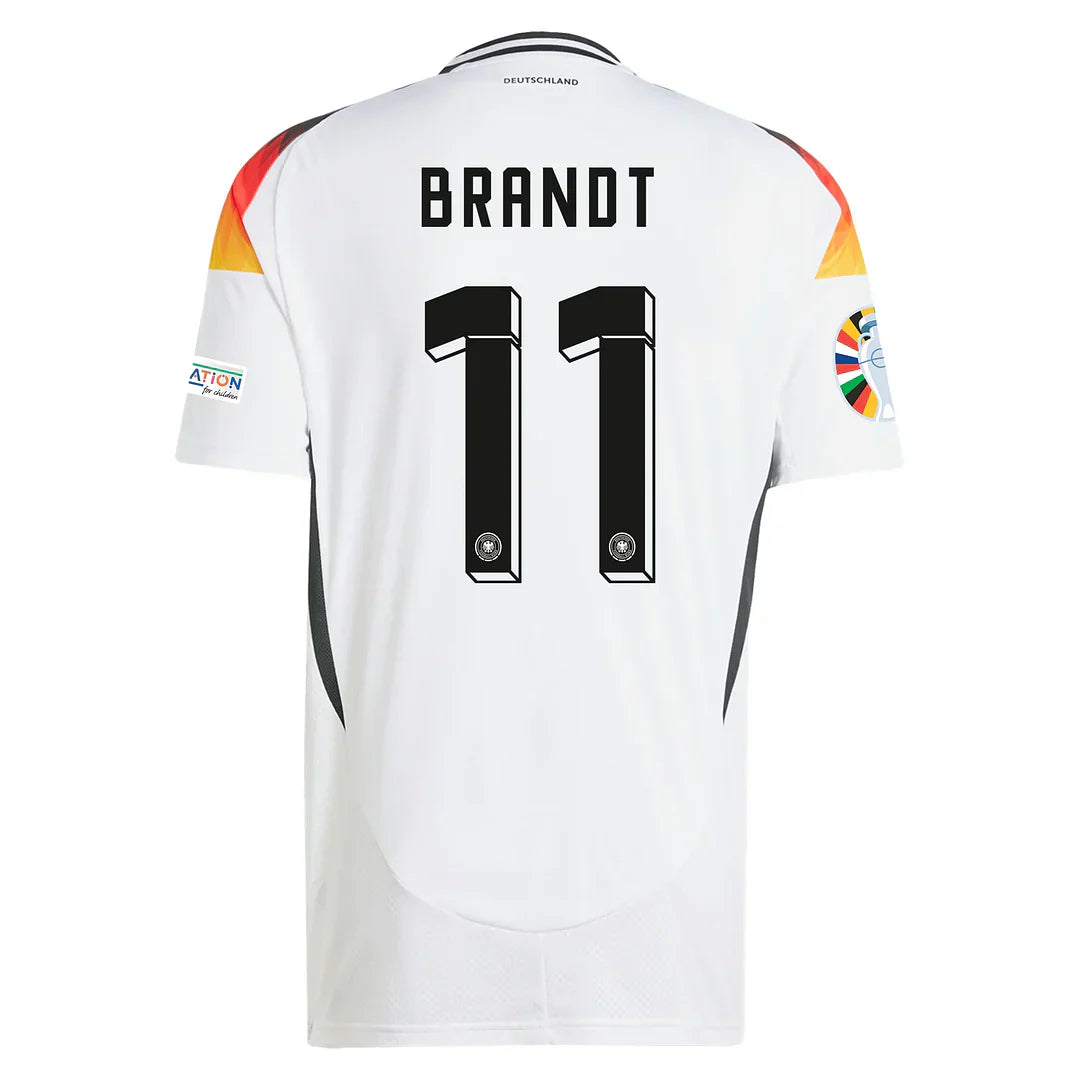 DFB 24 HEIMTRIKOT mit Euro-Patches 11 BRANDT