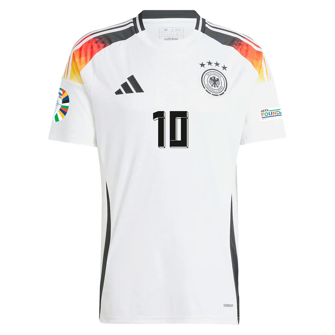 DFB 24 HEIMTRIKOT mit Euro-Patches 10 JAMAL MUSIALA