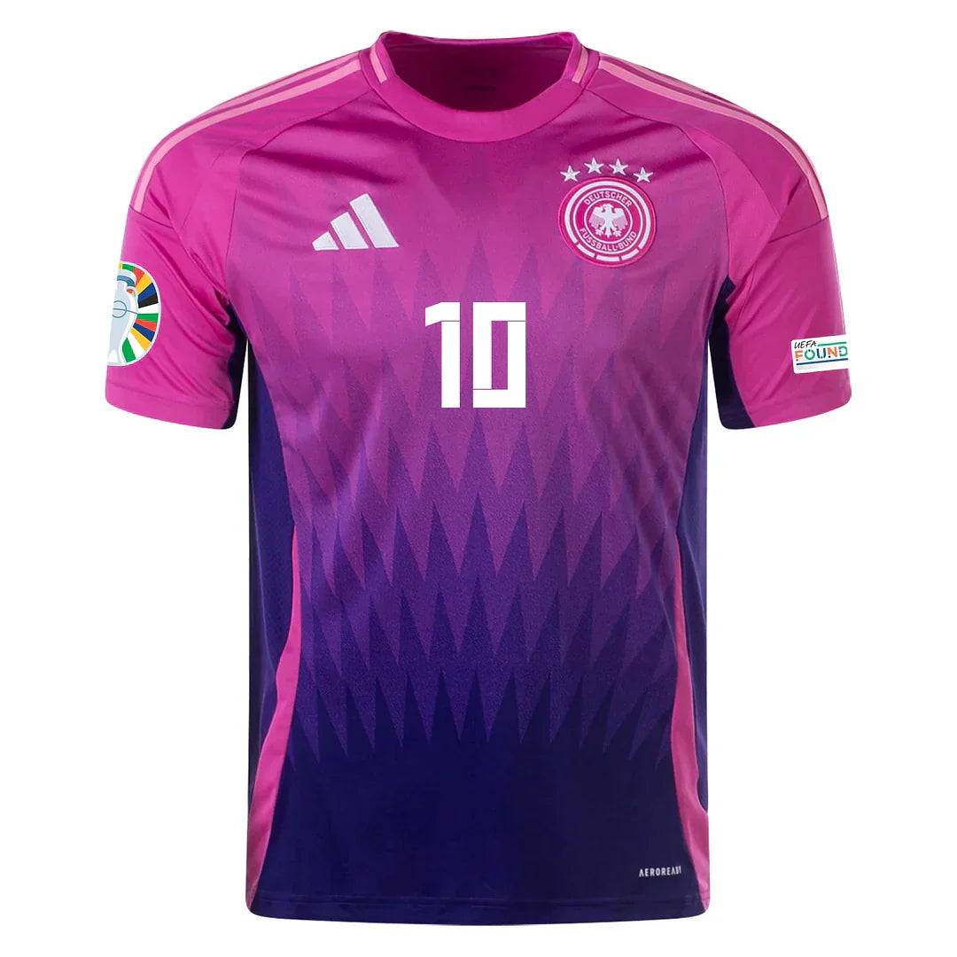 DFB 24 AUSWÄRTSTRIKOT mit Euro-Patches 10 MUSIALA