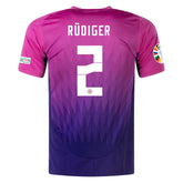 DFB 24 AUSWÄRTSTRIKOT mit Euro-Patches 2 RUDIGER