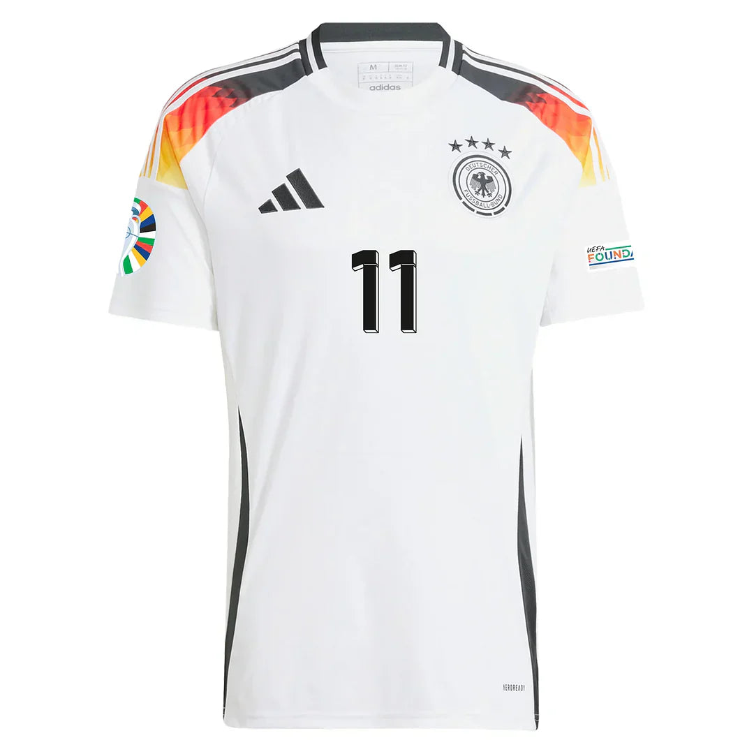 DFB 24 HEIMTRIKOT mit Euro-Patches 11 BRANDT
