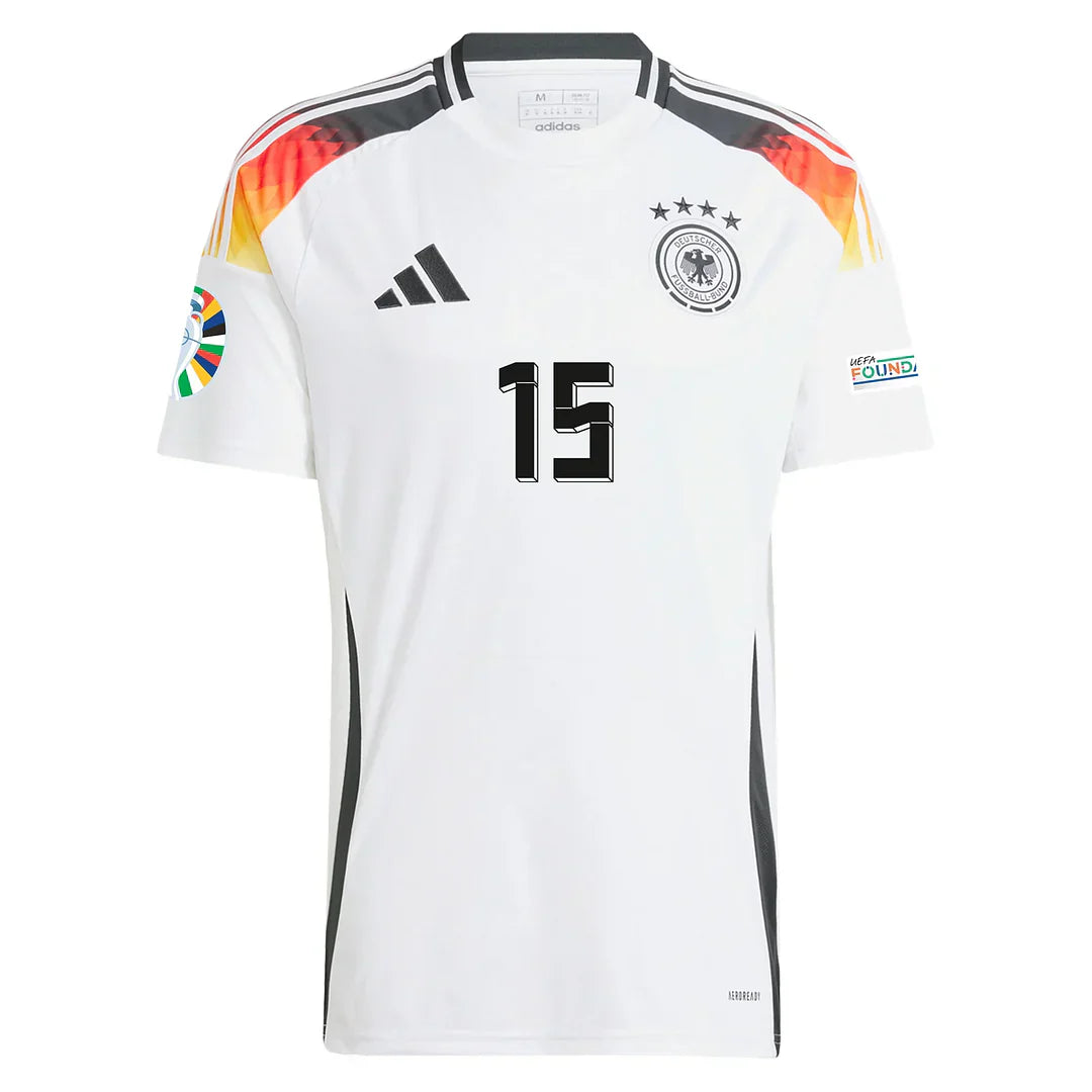 DFB 24 HEIMTRIKOT mit Euro-Patches 15 NIKLAS SULE