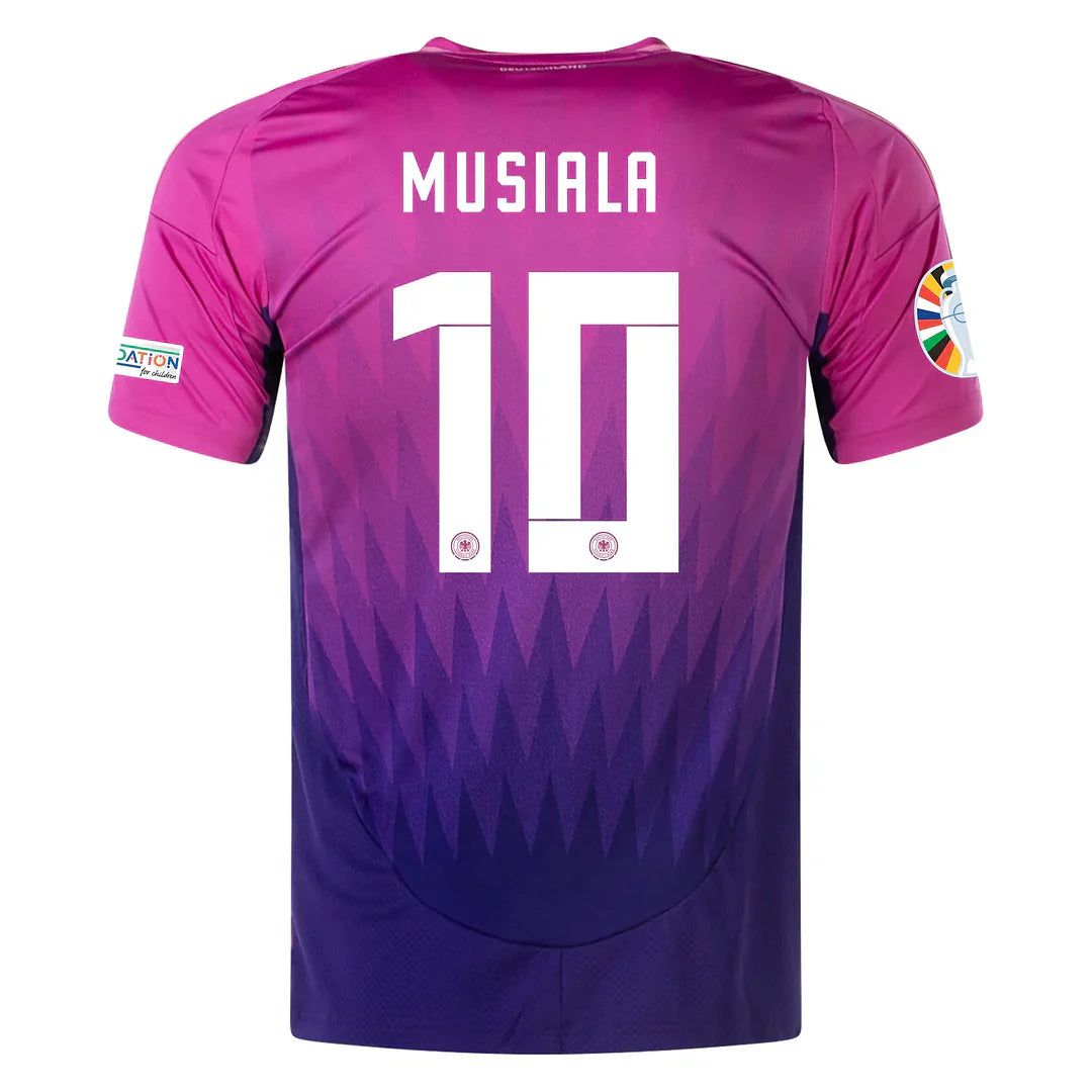 DFB 24 AUSWÄRTSTRIKOT mit Euro-Patches 10 MUSIALA