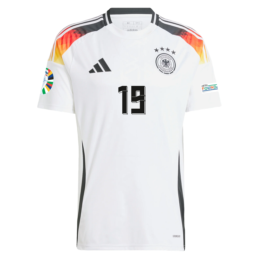 DFB 24 HEIMTRIKOT mit Euro-Patches 19 LEROY SANÉ